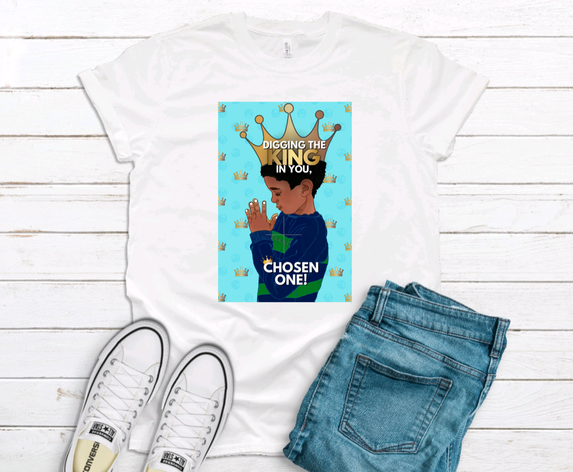 8 Digging The King In You, Chosen One Colors- White & Gray